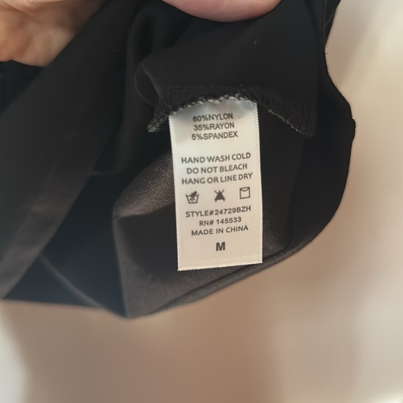 W5 fringe tank top black Size M - Picture 6 of 6